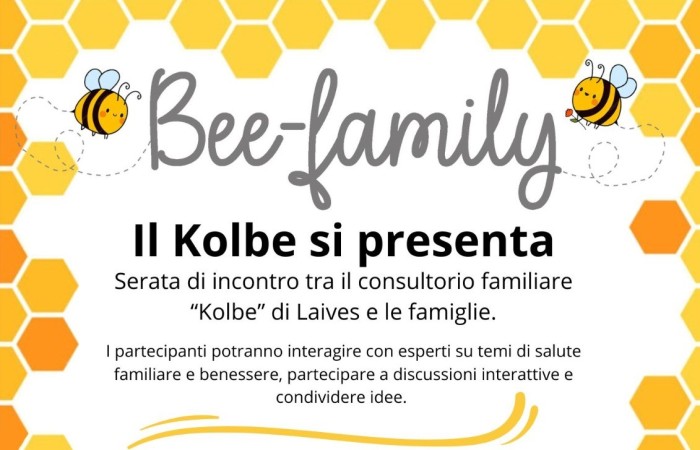 Giovedì 28 novembre alle 18.30, presso il Centro Don Bosco di Laives, si terrà una serata di incontro tra il consultorio e le famiglie, dedicata alla promozione della conoscenza reciproca.
I partecipanti potranno interagire con esperti su temi di salute familiare e benessere, partecipare a discussioni interattive e condividere idee.